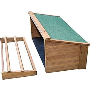 Kerbl Legenest Fortuna 82814 82814 Opbouw + zitstokken, voor hok voor kleine dieren, van hout, afmetingen 41 x 63 x 41 cm