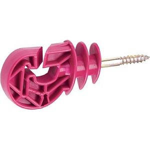 Kerbl Weidenzaun Kerbl Premium Kombi-Ringisolator, pink, 25 Stück, 441371