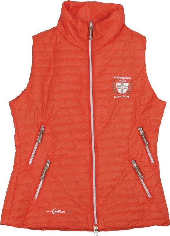 Covalliero - Bodywarmer - Oranje - Textiel - Lichte Wattering