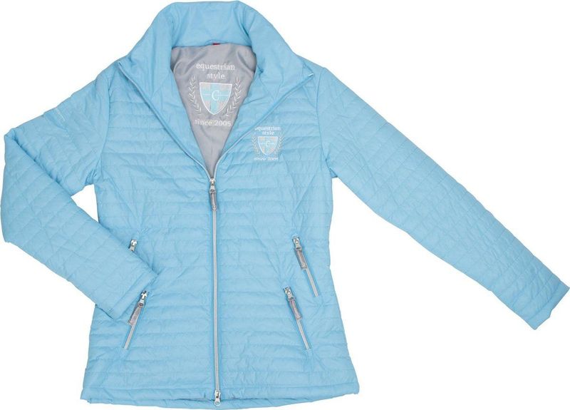 Covalliero Gestikte jas Linda - Maat S - Iceblue