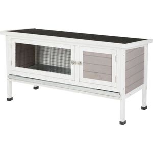 Kerbl-Konijnenhok-Freddy-116x45x62-cm-geglazuurd-hout