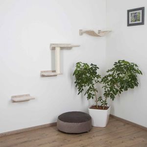 Kerbl - Zugspitze - Kattenklimwand - Beige - Hout en Pluche