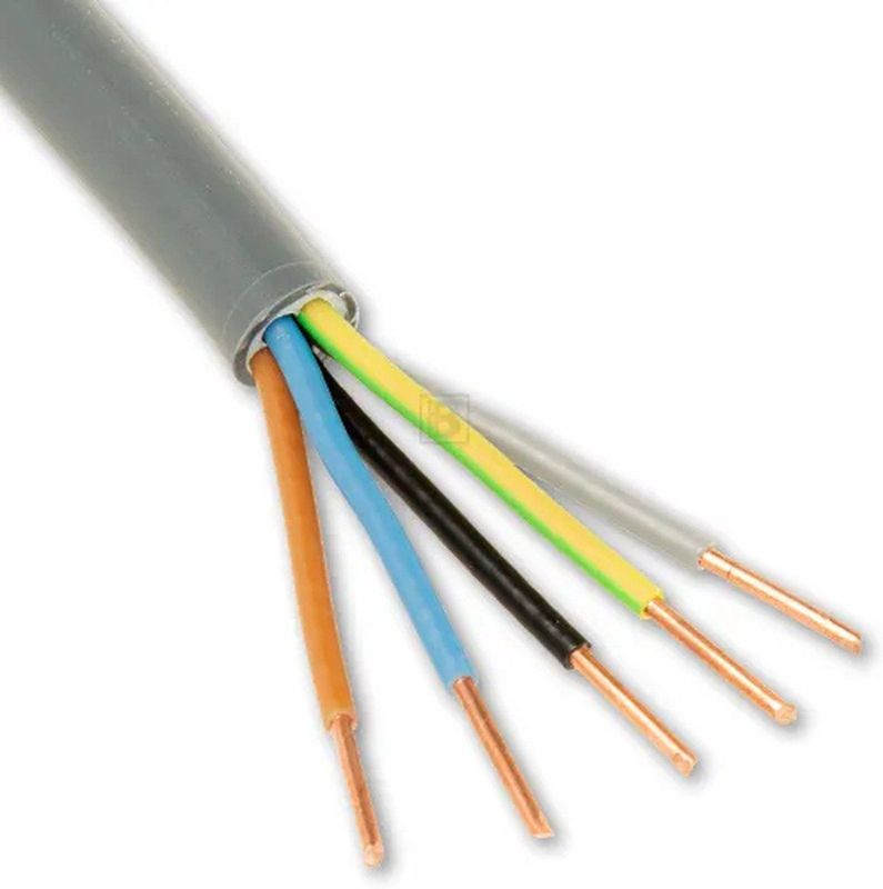 Ymvk - Installatiekabel - 5 x 4mm2 - Rol 100 Meter - Brandveilig