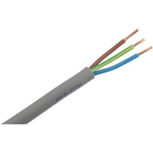 Xmvk Kabel 3 x 2,5 mm² rol 100 Meter KEMA-KEUR voor buiten en binnen.