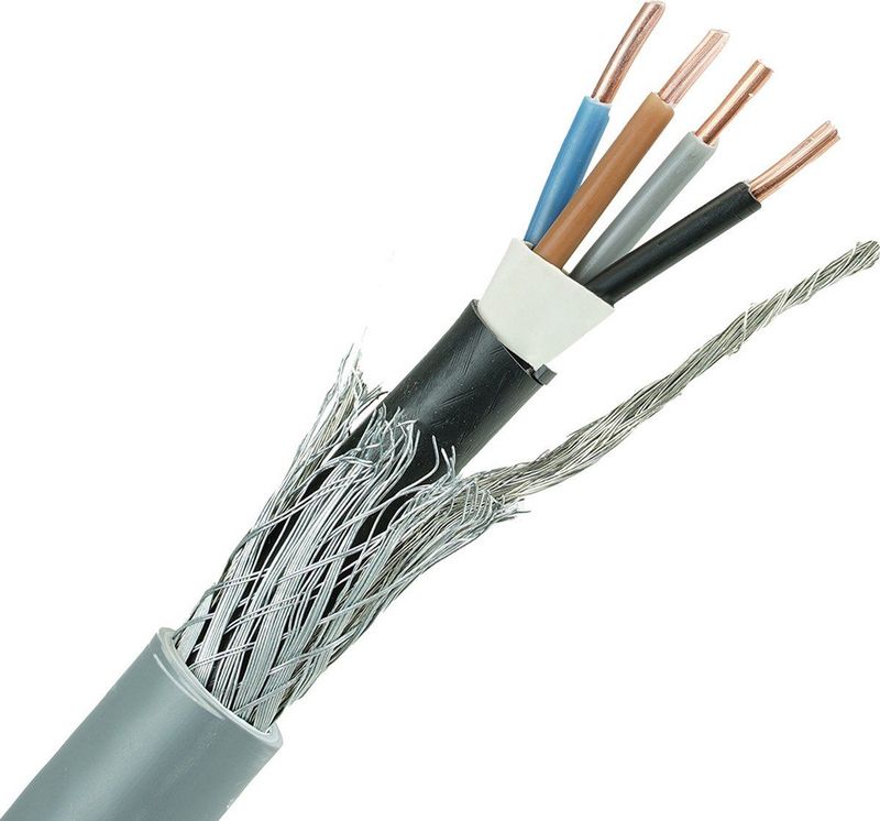 Enzo - YMVKas Grondkabel - 4x4,00 qmm - Rol 100m - PVC Geïsoleerd