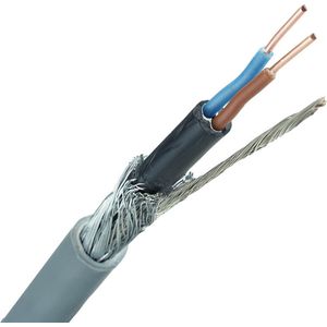 Waskonig Grondkabel VO-YMvKas 25m met Aardscherm en Aardlitze