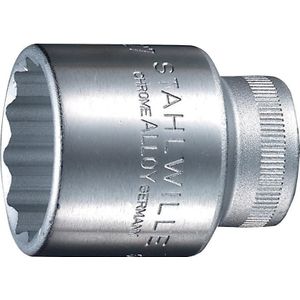 Stahlwille Dopsleutelbit | 1/2 inch 12-kant | sleutelwijdte 17 mm | lengte 38 mm | 1 stuk - 03010017 03010017