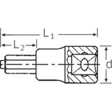 Stahlwille - Steckschlüsseleinsatz 54 ic 1/2 ″ Innen-6-kant mit Zapfen Schlüsselweite mm - 3070006