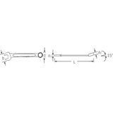 Stahlwille Ringmaulschlüssel 13 SW 10 mm 125 mm - 40081010
