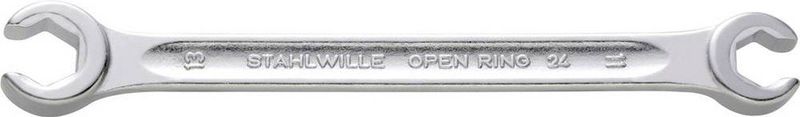 Stahlwille 41081012 24 10 X 12 Dubbele open ringsleutel Sleutelbreedte (metrisch) (alleen voor ADT) 10 - 12 mm