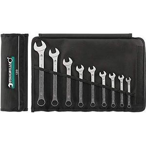 Stahlwille Ring-steeksleutelset | 9-delig sleutelwijdte 9-22 mm | vorm A chroom-legering-staal | 1 stuk - 96400801 96400801