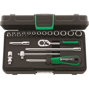 Stahlwille - Doppen Set 40/13/6K - 19-delig - Kunststof Doos
