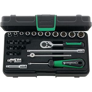 Stahlwille - Dopsleutelset - 29-delig - 1/4 inch - Chroom-legering-staal