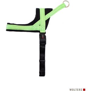 Wolters zacht & veilig harnas maat 0: 35-45 cm groen/zwart