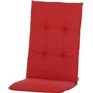 Siena Garden Mirach stoelkussen 120 cm dessin effen rood, 100% katoen