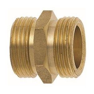 Messing Gewindenippel 25mm (1') 2xAG 25mm (1')
