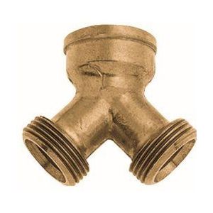 Messing Y-Verteilerstück 19mm Verteiler Installation Fittings Heimwerker top neu
