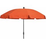 Tropico Mittelstockschirm anthrazit/terracotta ø 250cm Gestell Stahl anthrazit, Bezug 100% Polyester, 180g/m² in terracotta, Lichtschutzfaktor upf 50+