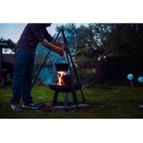Siena Garden Feuerschale XXL anthrazit Ø 55 cm, (1-St), langlebiges Produkt, Stahl unbehandelt