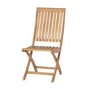 Siena Garden 120503 Paleros opklapbare stoel Acacia hout FSC 100% verzinkt stalen hulpstukken