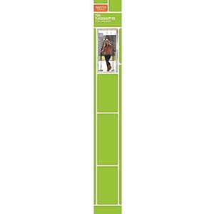 Tür-Fliegengitter 2,20 x 1,2 m, schwarz