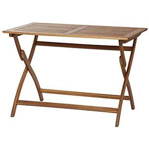 Siena Garden klaptafel acacia FSC, 100%, geolied bruin 110 x 70 cm bruin