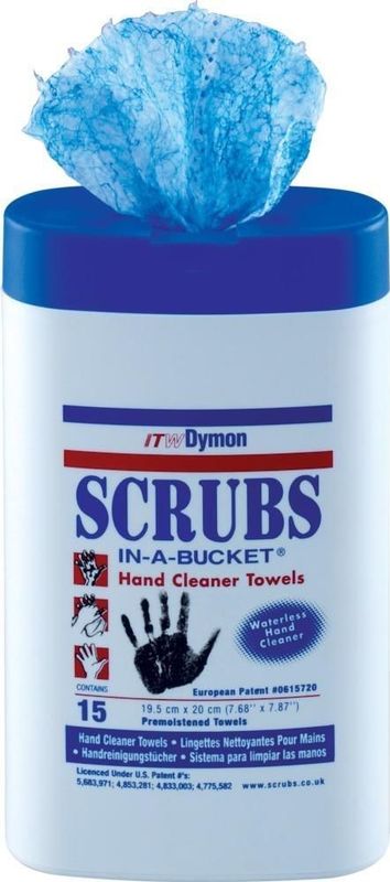Scrubs In-a-Bucket 42215 Handreinigingsdoekjes 15 stuk(s)