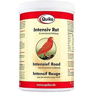Quiko Intense Rouge 500 g - Vogelvoedingssupplement met rode factor - voor een intense rode kleur van het verenkleed - geschikt voor kanaries, bosvogels enz.