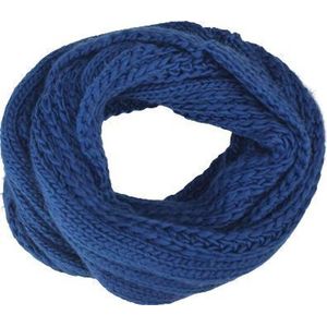 Ronde Sjaal ABEL - Blauw - Unisex - Acryl