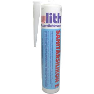 Siliconenkit transparant 0,3ltr type Sanitair E