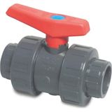 Kogelkraan Mega Pvc-U 50mm - Lijmmof - 16Bar
