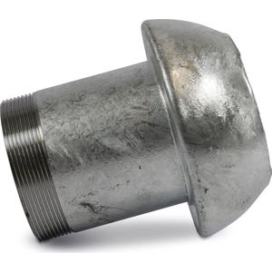 Snelkoppeling staal gegalvaniseerd 133 mm x 4"" V-deel Perrot x buitendraad type Perrot