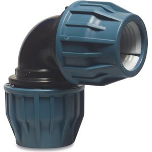 JASON TYLEEN KOPPELING KNIE 90° PP 25 MM KNEL 16BAR