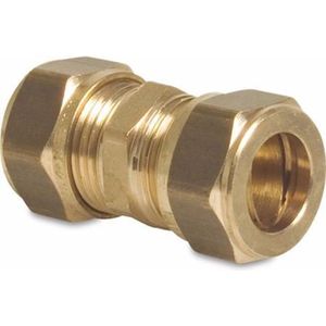 Bonfix Sok messing 15 mm knel KIWA/GASTEC