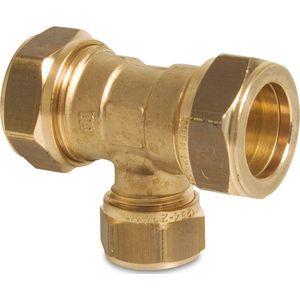Bonfix Knie 90° messing 15 mm x 1/2"" knel x binnendraad KIWA/GASTEC