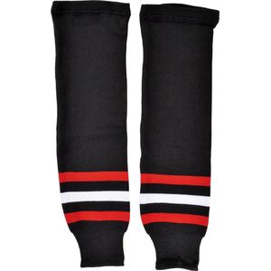 IJshockey sokken Senior Chicago Blackhawks zwart/rood/wit