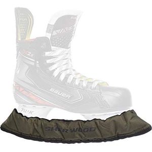 SHER-WOOD Junior Pro Set van 2 elastische sokken voor schaatsen en schaatsen voor kinderen, groen, eenheidsmaat