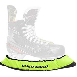 SHER-WOOD Junior Pro IJshockeyschaatsen voor kinderen, elastisch, limoen, één maat, 2 stuks