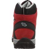 Brütting - Mount Bona High - Wandelschoenen - Rood - Zwart - Suède Leder