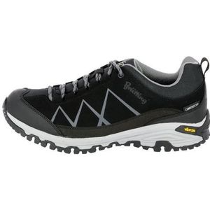 Brütting Kansas Trekking- en wandelschoenen voor kinderen, uniseks, zwart, antraciet, zwart, antraciet