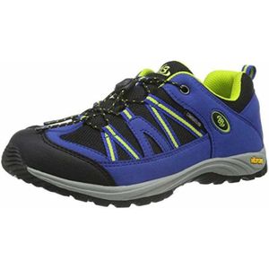 Brütting - Ohio - Wandelschoenen - Blauw/Zwart/Citroen - Snelsluiting