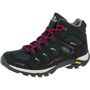 Brütting MOUNT FRAKES HIGH Dames Trekking- & wandellaarzen, Zwart/felroze, 37 EU