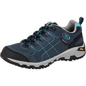 Brütting Mount Shasta Low Dames Halfhoge trekking- & wandelschoenen, Marineblauw/turquoise, 38 EU