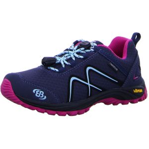 Brütting Guide Meisjes Halfhoge trekking- & wandelschoenen, Marineblauw/felroze/turquoise, 30 EU