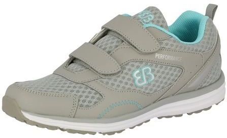 Brütting - Performance V - Fitnessschoenen - Grijs/Turquoise - Nylon/Synthetisch