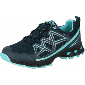 Brütting Power Heren Halfhoge trekking- & wandelschoenen, Marineblauw/turquoise, 41 EU