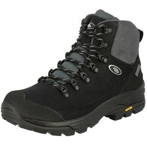 Brütting - Mount Tanaga - Wandelschoen - Zwart/Grijs - Nubuck Leer