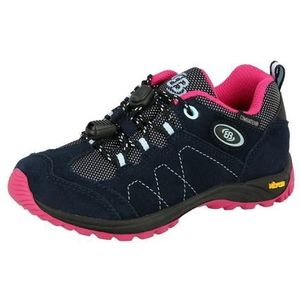 Brütting Bergen Low Meisjes Halfhoge trekking- & wandelschoenen, Marineblauw/felroze/blauw, 29 EU
