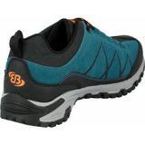 Bruetting - Kansas - Uniseks Halfhoge Wandelschoenen - Petrol/Zwart/Oranje - Synthetisch