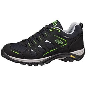 Brütting Mount Frakes Low Uniseks Trail-hardloopschoenen, Zwart/grijs/limoen, 41 EU